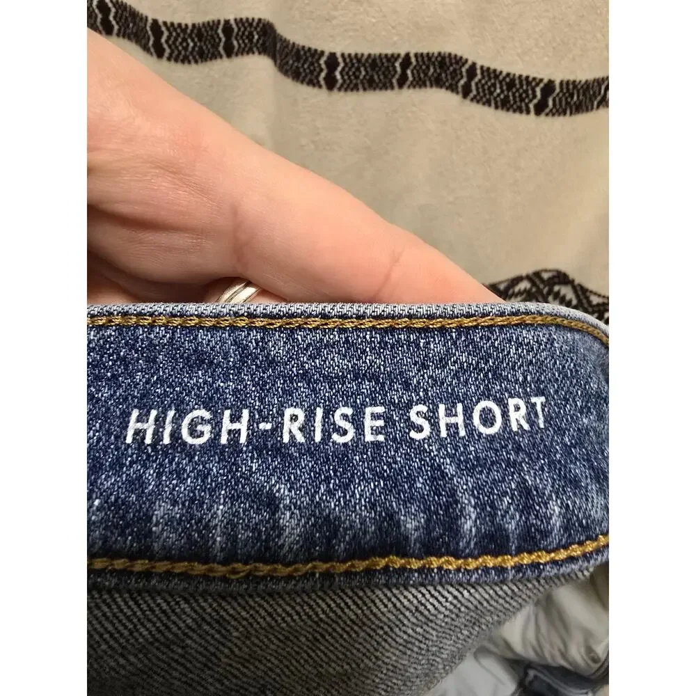 J. Crew high rise shorts plus size medium wash‎ stretch size 36